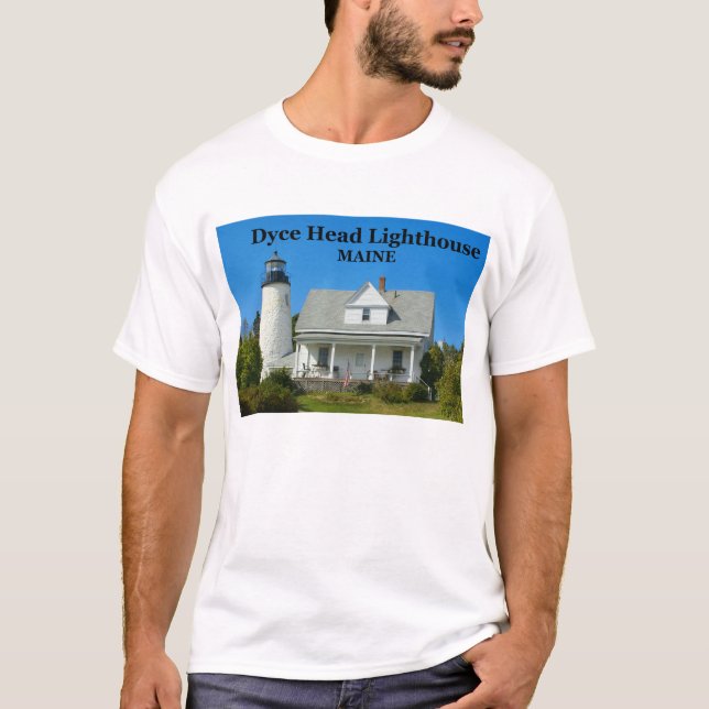 Dyce Head Lighthouse, Maine T-Shirt (Front)