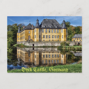 Dyck Castle Germany Postcard