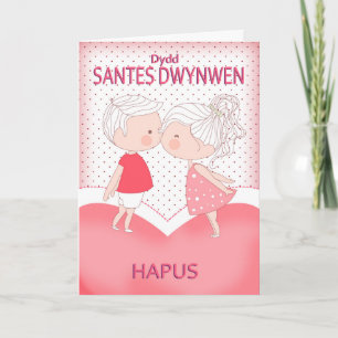 Dydd Santes Swynwen Hapus, Happy St. Dwynwen's Day Card