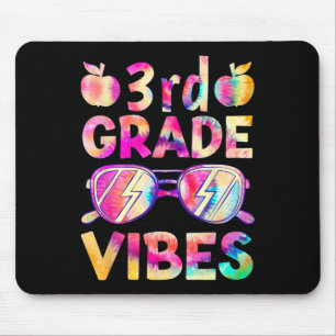 Dye 3rd Grade Vibes Teacher First Day Of Back To S Mouse Pad