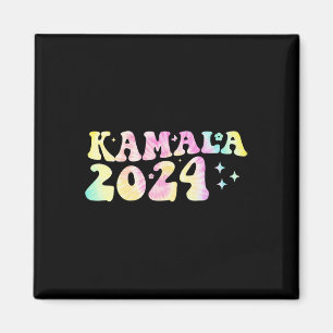 Dye Groovy Wavy Kamala Harris Harris Replace Biden Magnet