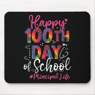 Dye Leopard Happy 100th Day Of School Principal Li Mouse Pad