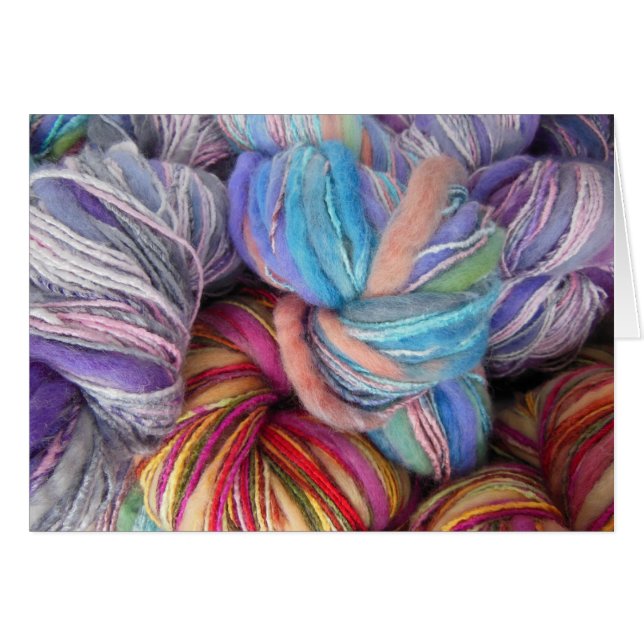 Dyed Knitting Yarn (Front Horizontal)