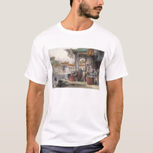 Dyeing and Winding Silk, from 'China in a Series o T-Shirt