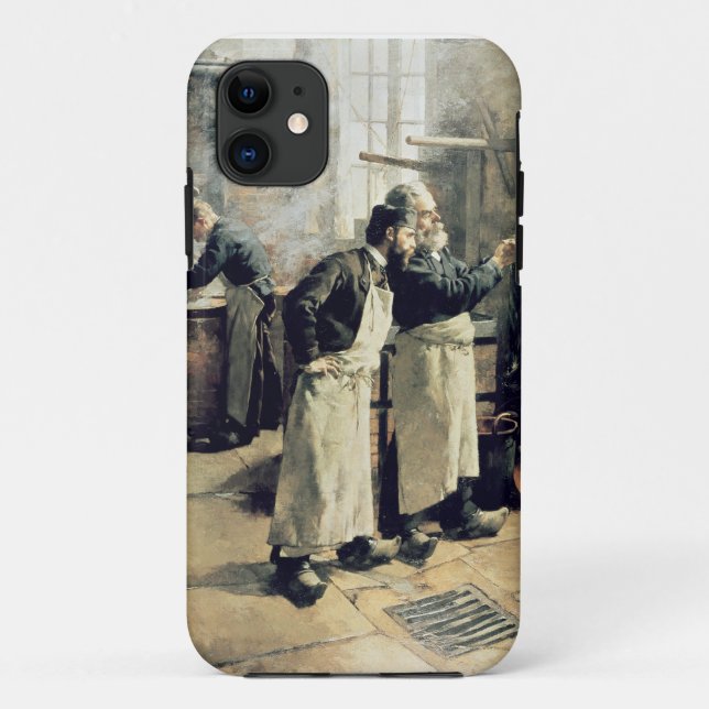Dyeing workshop in the Gobelins, 19th century Case-Mate iPhone Case (Back)