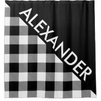 DYI Background Buffalo Blk Plaid 2 Bold Triangles