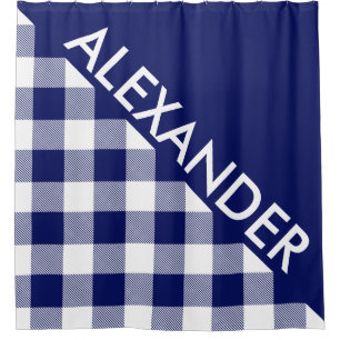 DYI Background Buffalo Navy Plaid 2 Bold Triangles