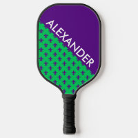 DYI Colours, Fleur de Lis Emerald BG Purple CB S