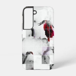 Dying Rose Bloom Photo collage Samsung Galaxy Case
