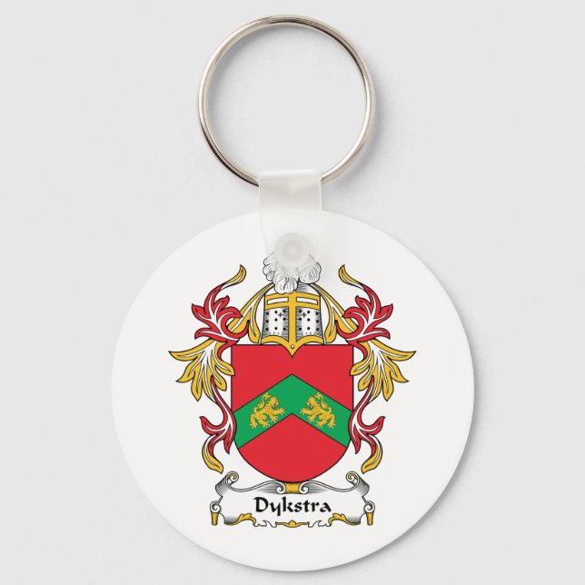 Dykstra Family Crest Keychain (Front)