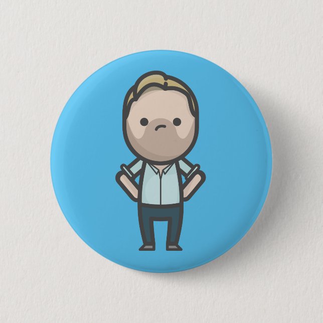 Dylan Keogh - Casualty 2 Inch Round Button (Front)