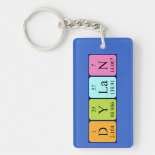 Dylan periodic table name keyring