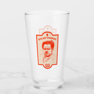 Dylan Thomas Welsh Poet Glass