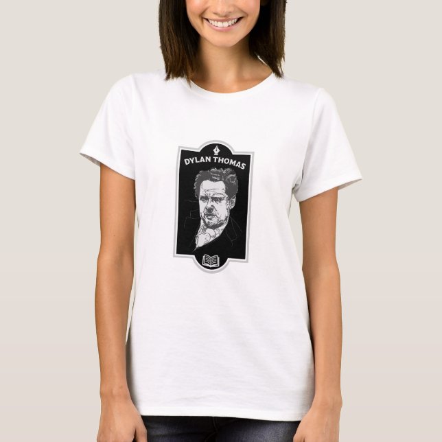 Dylan Thomas Welsh Poet T-Shirt (Front)