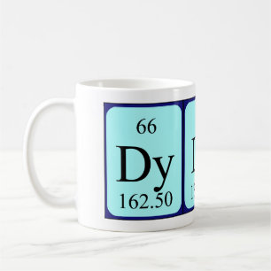 Dylana periodic table name mug
