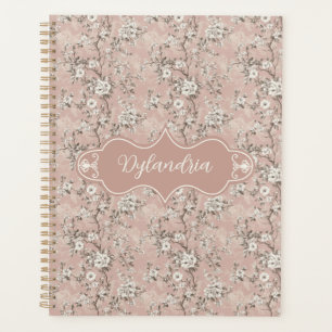 Dylandria Vintage Dusty Rose Pink Planner