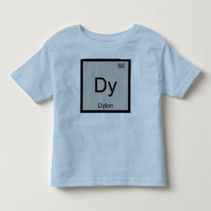 Dylon Name Chemistry Element Periodic Table Toddler T-shirt
