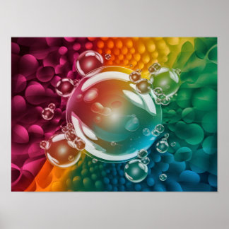 Dynamic Abstract Desktop Wallpaper Poster