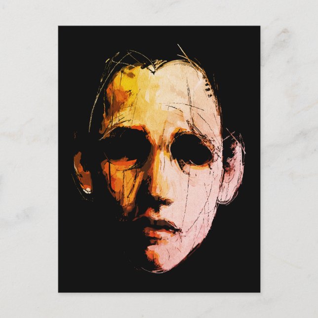 Dynamic Abstract Energy – Modern Expressive Postcard (Front)