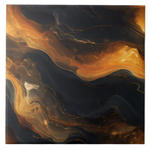 Dynamic Abstract Lava Flow Tile