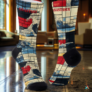 Dynamic Abstract Socks with Ocean and Geometry