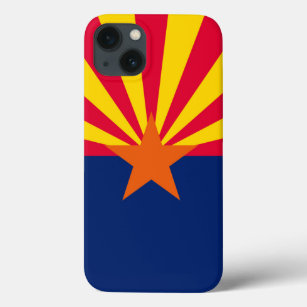 Dynamic Arizona State Flag Graphic on a iPhone 13 Case