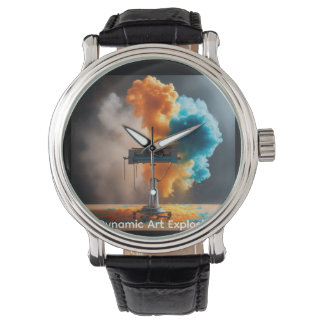 Dynamic Art Explosion, High-Speed Surreal Canvvas  Watch