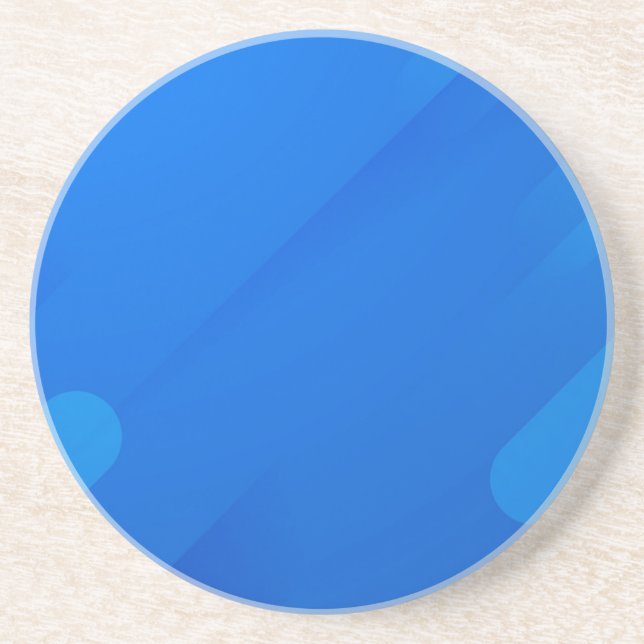 Dynamic Blue Lines Coaster (Front)