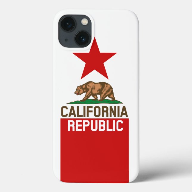 Dynamic California State Flag Graphic on a Case-Mate iPhone Case (Back)