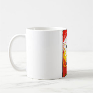 Dynamic Capoeira Modern Abstract Art from Brazil Coffee Mug