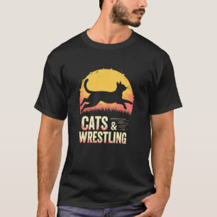 Dynamic Cats and Wrestling Energy T-Shirt