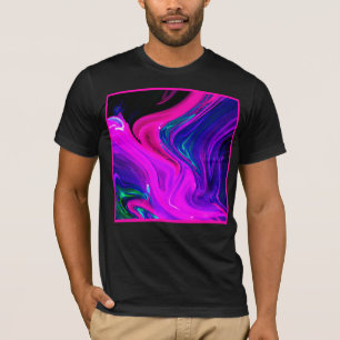 Dynamic Color Play Style T-Shirt