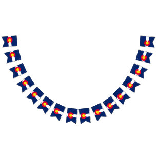 Dynamic Colorado State Flag Graphic on a