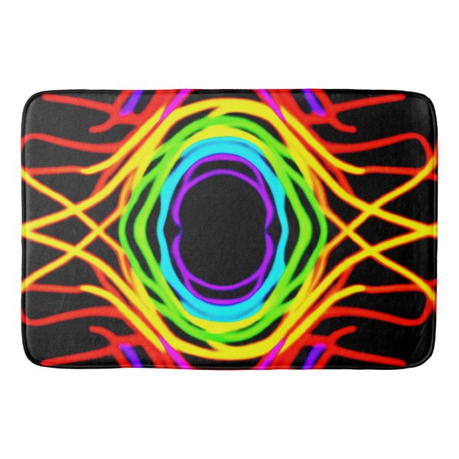 Dynamic Colour Pattern Bath Mat (Front)