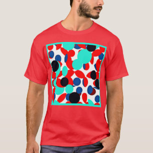 Dynamic Colour Play Style Pattern T-Shirt