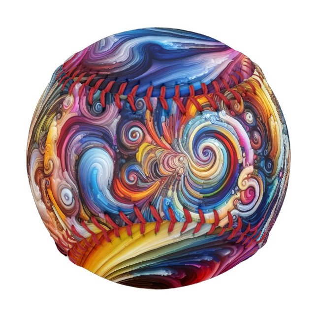 Dynamic Colour Vortex Baseball (Front)