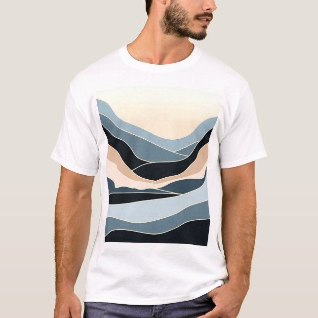 Dynamic Colourful Archess Design T-Shirt (Front)