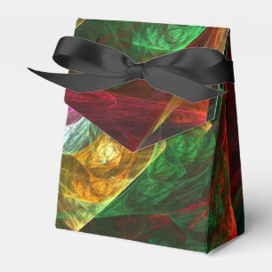 Dynamic Connections Abstract Art Favor Box