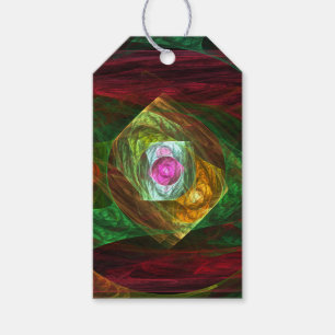 Dynamic Connections Abstract Art Gift Tags