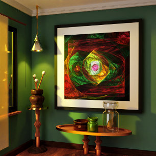 Dynamic Connections Abstract Art Print