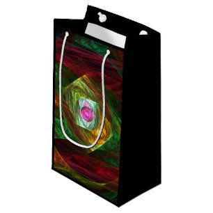 Dynamic Connections Abstract Art Small Gift Bag