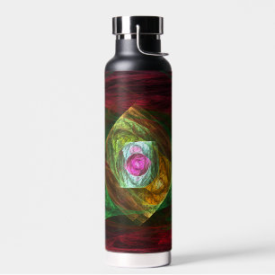 Dynamic Connections Abstract Art Water Bottle