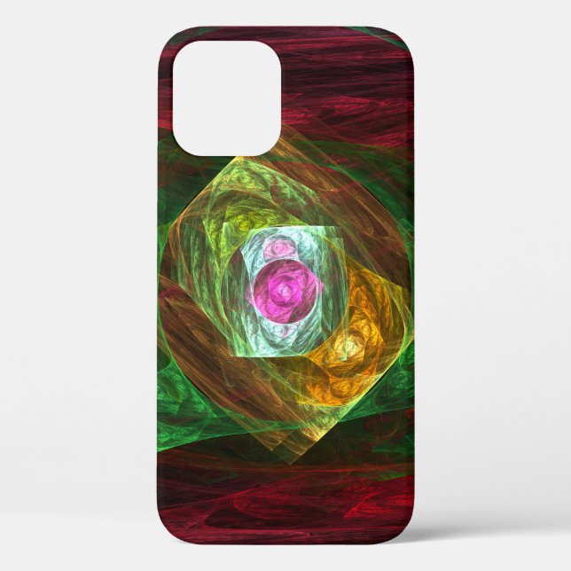 Dynamic Connections Luminous Abstract Fractal Art Case-Mate iPhone Case (Back)