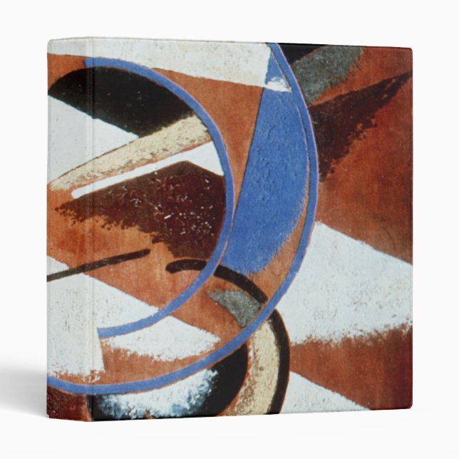 Dynamic Construction, 1919 (oil on canvas) Binder (Front/Spine)