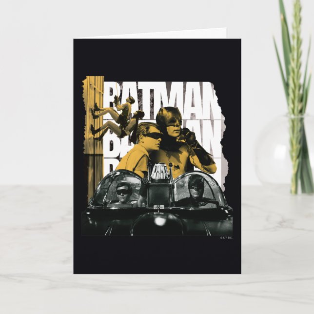 Dynamic Duo Scrapbook Photograph Card (Front)