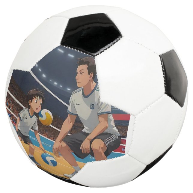 "Dynamic Duo Soccer Ball: Father-Son Bonding Editi Ball (Three Quarter)