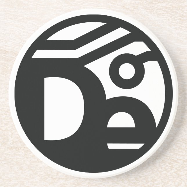 Dynamic Edge Round Coaster (Front)