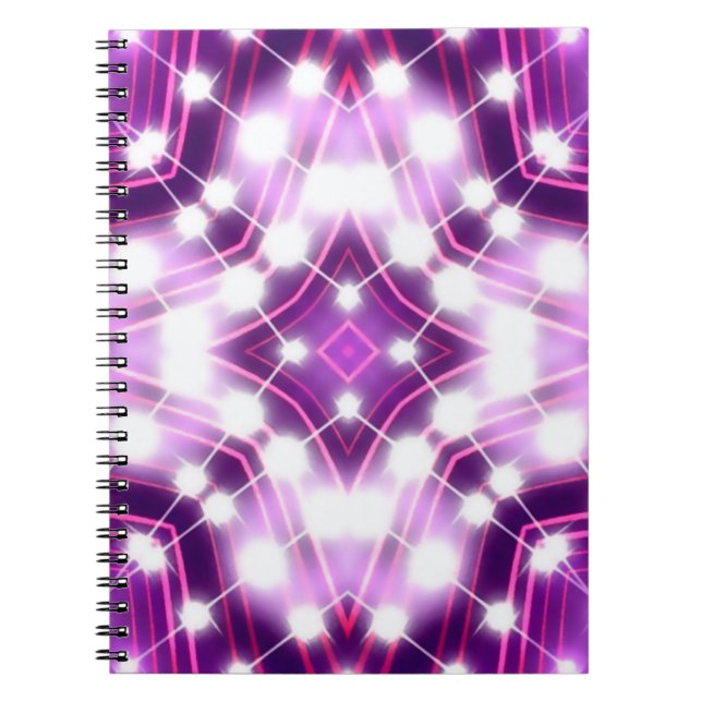 Dynamic Floodlights Background Texture Notebook (Front)