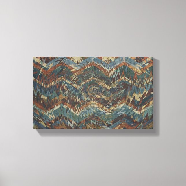 Dynamic Geometric Pattern Wall Art (Front)