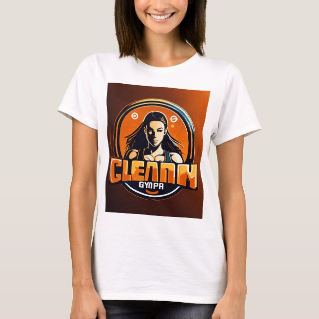 "Dynamic Gym Logo T-Shirt - Energie Workout Desi (Devant)